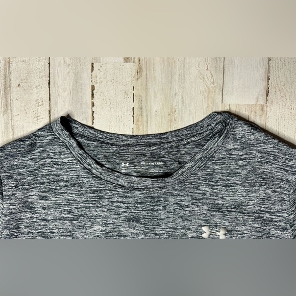 Under Armour HeatGear Women’s XXL Gray Long Sleeve Fitted Athletic Shirt - Picture 4 of 12